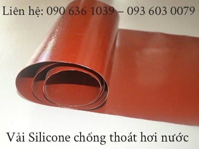 vải thủy tinh phủ silicone 2 mặt cuộn 50m chống ăn mòn