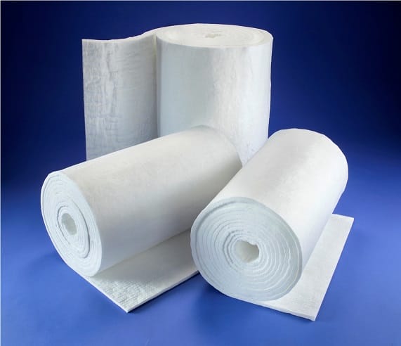 Heat-resistant ceramic fiber paperboard