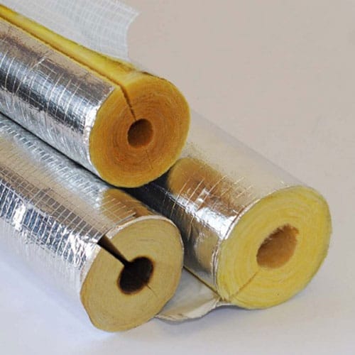 tube-shaped glass wool