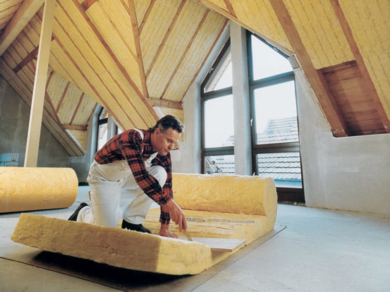 Glass wool insulation in Hanoi.