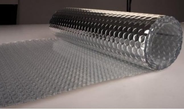Thermal insulation panels have 2 sides of fireproof aluminum foil.