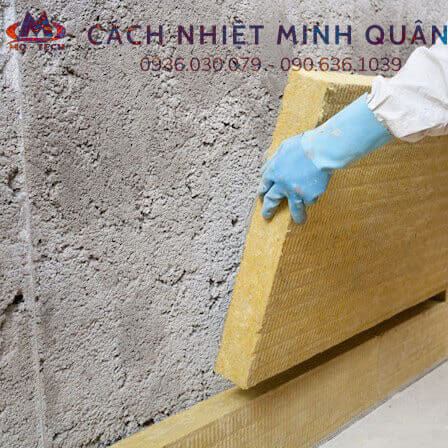 tấm rockwool cách nhiệt vách